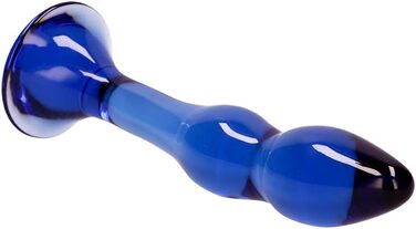 Ділт з боросилікатного скла Shots Chrystalino Galant, блакитний, 15 см