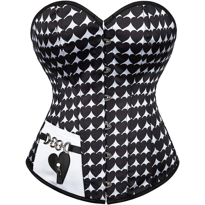 Жіноче корсетне тіло Adelce з квітковим принтом, стильне, кольорове, на шнурівці, вінтажний стиль, для підкреслення талії, розмір XXL, серцеподібна форма