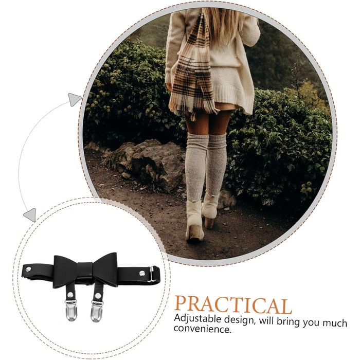 Жіночі накладки на ноги DEARMAMY - 2 шт. (Чорний)