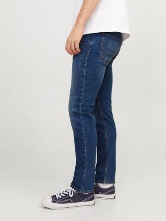 Чоловічі джинси Jack & Jones JJITIM JJORIGINAL AM 012 LID NOOS, синій денім, розмір 44W/32L