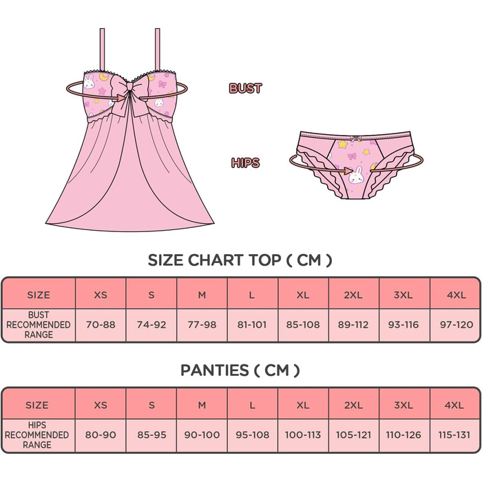 Нічна сорочка-комбінезон LittleForBig з мереживом, рожева, 4XL