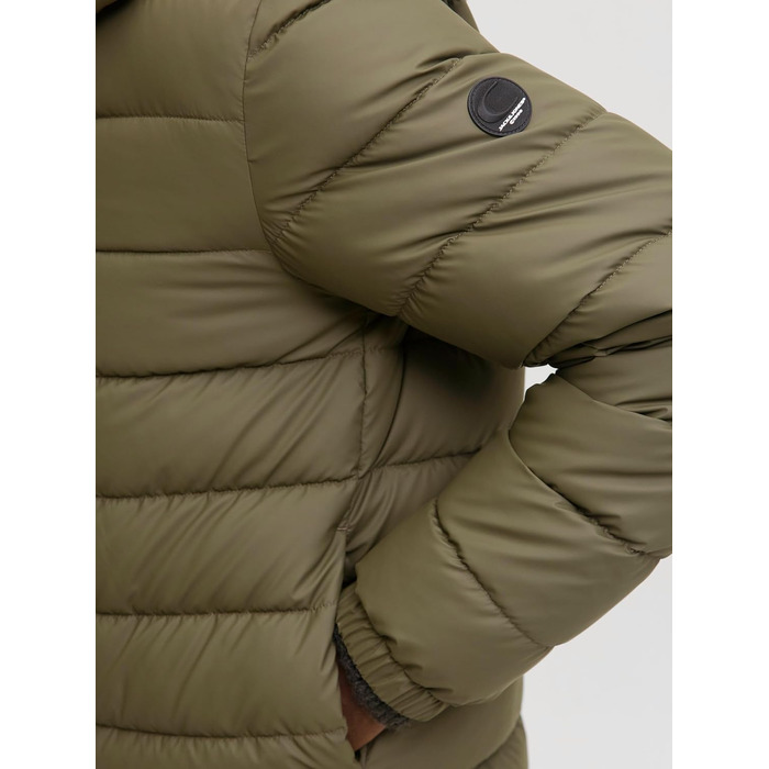Чоловіча стібана куртка JACK & JONES (розмір L, колір Grape Leaf)