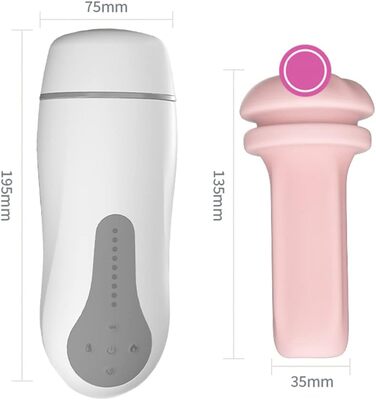 Автоматичний чоловічий мастурбатор Xuomt з тоном, 10 режимів вібрації та рівні всмоктування - іграшка для дорослих