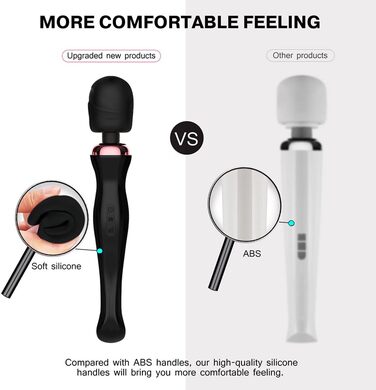 Силіконовий вібратор Xuomt для жінок: анальний, вагінальний, масажер клітора та G-spot. 20 режимів, водонепроникний, 32 см.