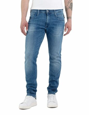 Чоловічі джинси Replay Anbass Slim-Fit з Comfort Stretch, колір Medium Blue, розмір 34W/32L