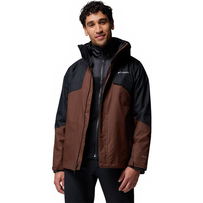Чоловіча зимова куртка Columbia Bugaboo Fleece Interchange 3-в-1, колір Ancient Fossil, розмір L