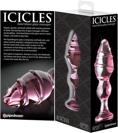 Прикраси Pipedream Icicles Рожеві, 15 см - Унікальні та елегантні