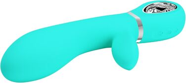 Вібратор Pretty Love Thomas Rabbit, Блакитний, 2.05x4 см