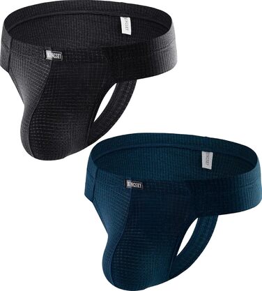 Танга чоловічі iKingky з низькою талією, 2 шт. (L)