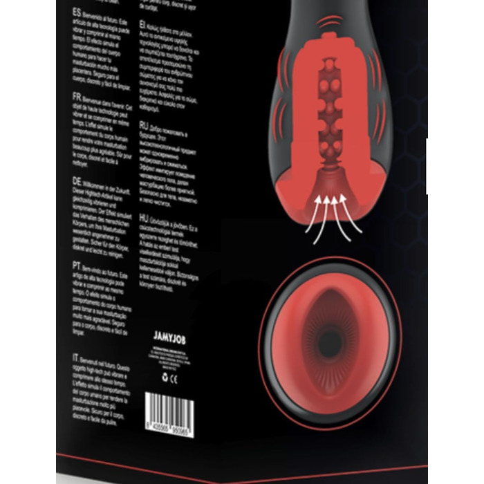 Мастурбатор AURUM CORE X: 5 режимів стимуляції, хвилі та вібрація