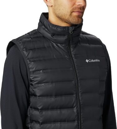 Чоловічий жилет Columbia Lake 22 Down Vest, утеплений пуховий жилет, чорний, розмір S