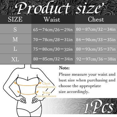 Корсет-топ для повних грудей, чорний: готичний корсет, бюстєль, бодішейпер M-L