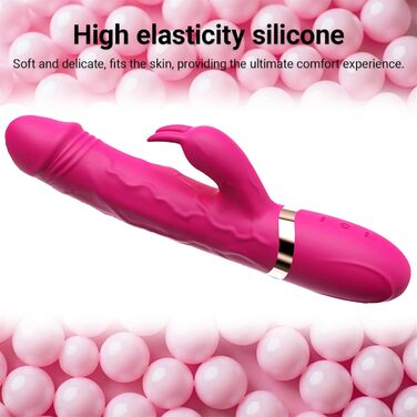 Вібратор G-Punkt Klassischer, 10 режимів вібрації, силіконовий дildo-вібратор, масажний стрижень для жінок та пар (зелений)