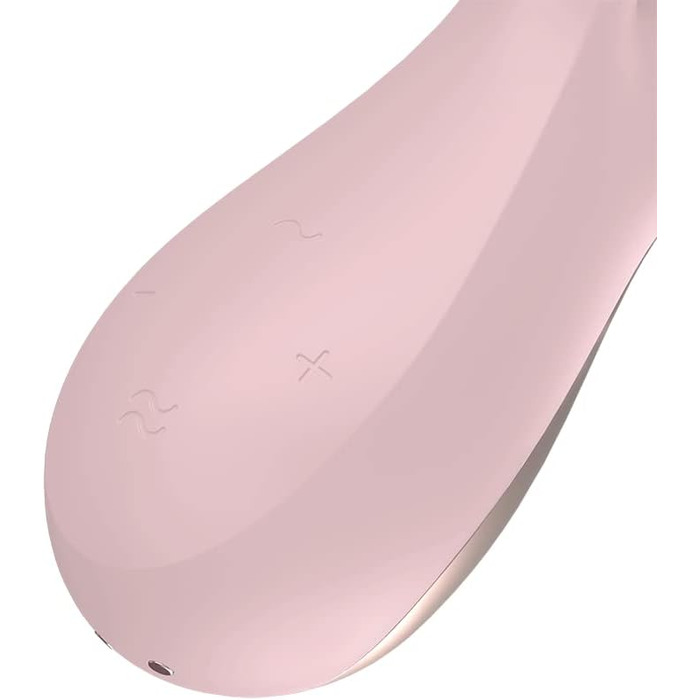 Vibrator Satisfyer Mono Flex Connect App G-Punkt | Силіконовий вібратор з керуванням через додаток | Стимулятор клітора та G-точки | Інтимна іграшка для жінок | Швидка зарядка | 1 шт. (Mauve)
