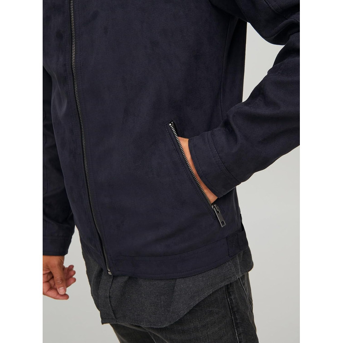 Чоловіча куртка Jack & Jones зі штучної замші, Jet Black, розмір L