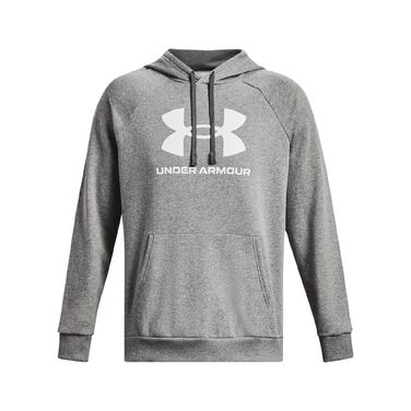 Чоловіча худі Under Armour Rival Fleece з логотипом, сіра (Castlerock Light Heather), розмір M