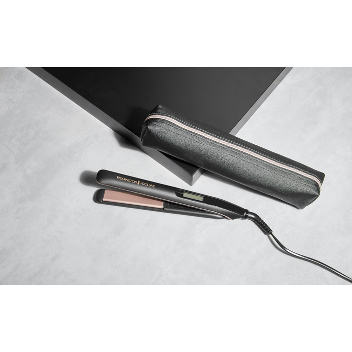 Випрямляч для волосся Remington PROluxe Midnight S9100B з керамічними пластинами 110 мм, OPTIheat, 150-230°C