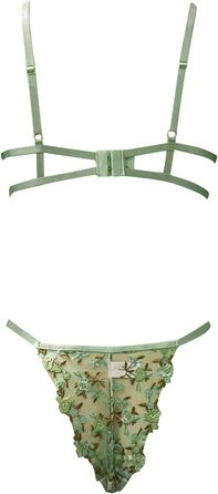 Сексуальна спідниця-халтер та бюстгальтер для жінок WILLBET Curvy, чорний, XL