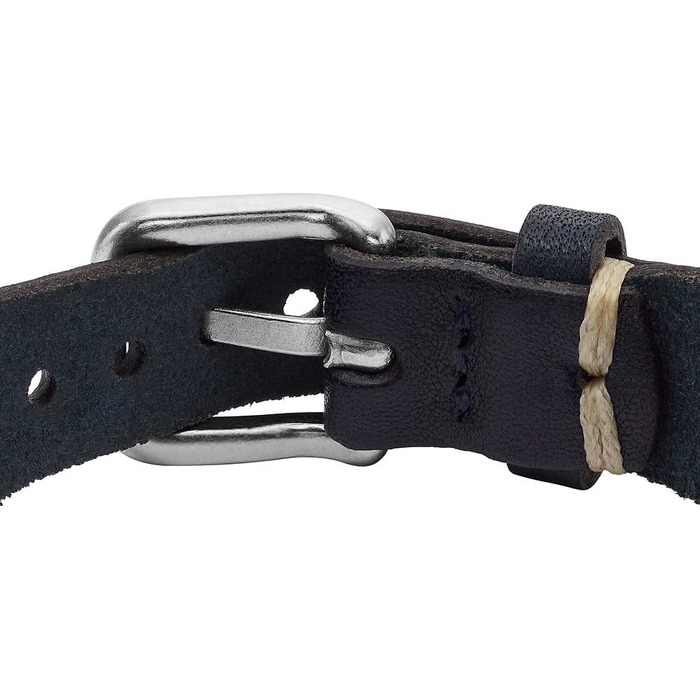Чоловічий браслет Fossil Casual Texture зі сталі або шкіри, сріблястого кольору, з магнітним, розкладним або пряжковим застібкою