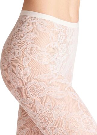 Штрипки FALKE x Kaviar Gauche для жінок, прозорі, розкішні, для весілля, без гумки, тонка шва на кінчику, м'яка тканина, білий перламутр, S-M, 1 шт.