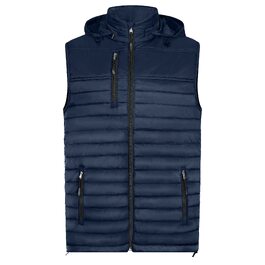 Чоловічий утеплений жилет з капюшоном HRM Performance Body Warmer, легкий нейлоновий Outdoor жилет (100 г/м²), темно-синій (Navy)
