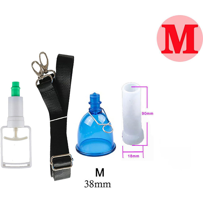 Набір для тренування пеніса: вакуумна помпа для чоловіків, збільшення розміру