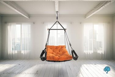 Секс-гойдалка Liebesschaukel Luxus Private Euphoria® помаранчево-коричнева - зручна гойдалка для пар преміум-класу