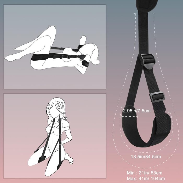 Набір BDSM для пар: наручники, пов'язки на очі, петлі для ніг, іграшки для сексуального задоволення жінок та чоловіків