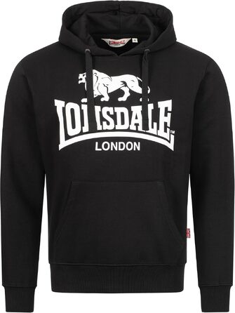 Чоловіче худі Lonsdale приталеного крою для спорту та відпочинку, чорне, розмір XL