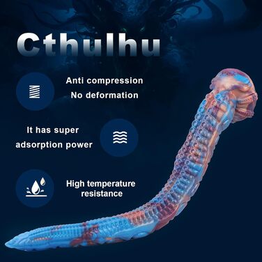 Анальний статевий іграшка-монстр з крапчастим дизайном, силікон, XXL - для чоловіків та жінок
