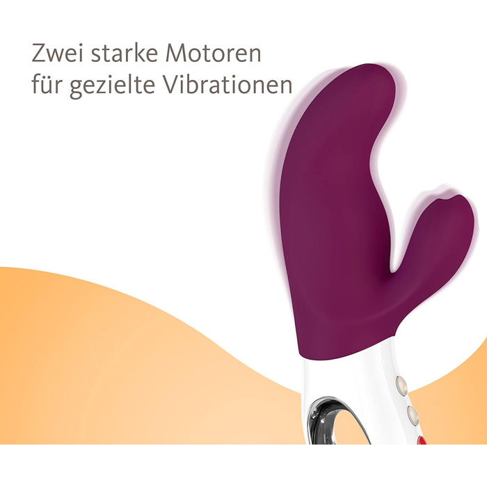 Вібратор для жінок Rabbit MISS BI (фіолетовий) - вібратор-зайчик, дildo з 100% медичного силікону