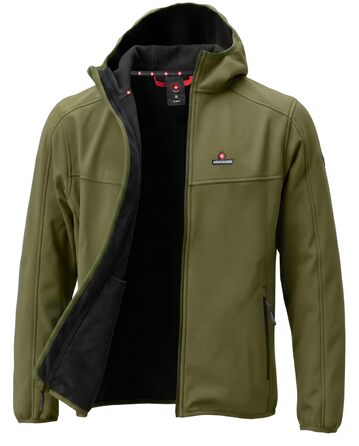 Чоловіча легка куртка Softshell Höhenhorn Alpberg для активного відпочинку та прогулянок, демісезонна, XL, зелена