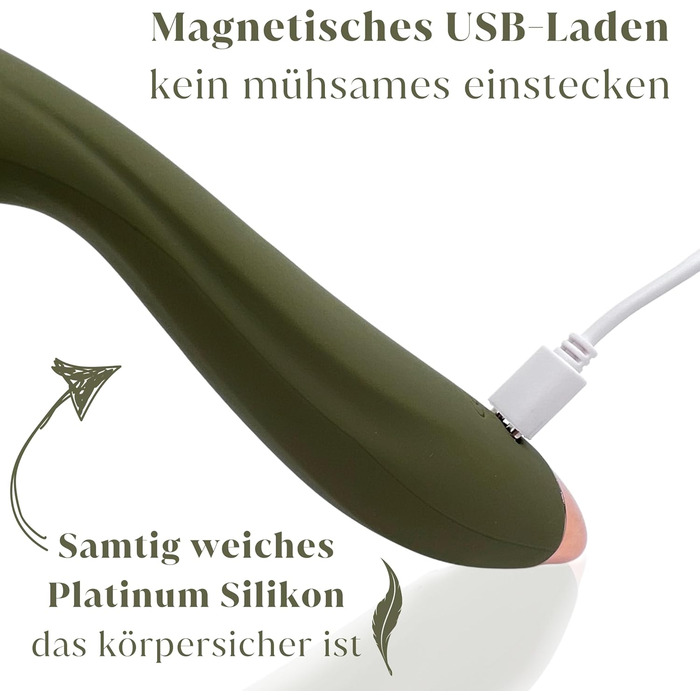 Вібратор жіночий Ladyluv для стимуляції G-точки та клітора – 10 режимів, водонепроникний, преміум силікон – для пар, з підзарядкою