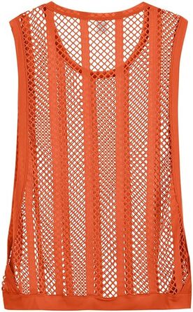 Жіночий топ YAHWULAI на тонких бретелях, прозорий, без рукавів, стильний, розмір XXL