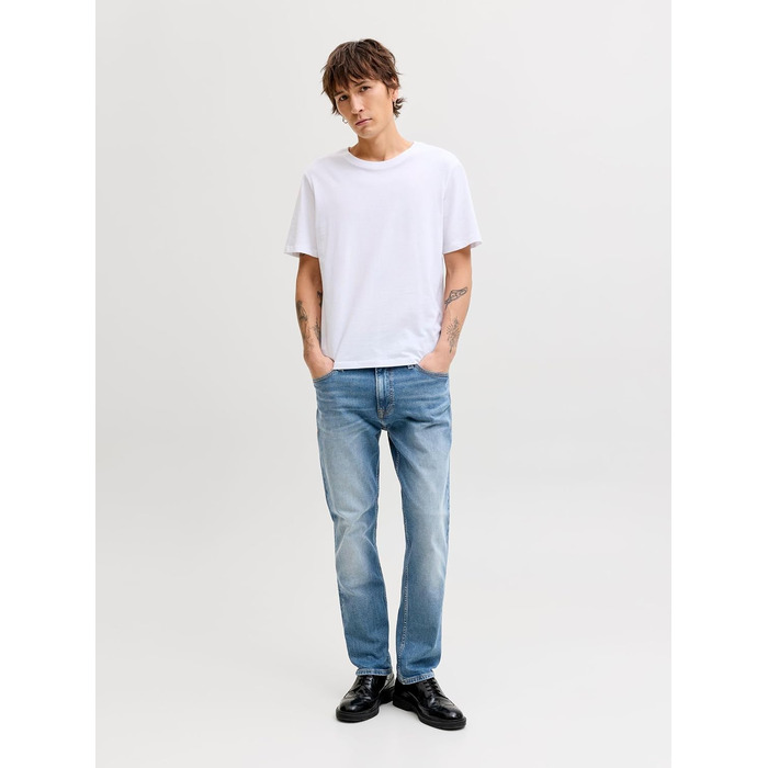 Чоловічі джинси Jack & Jones JJICLARK Regular fit, синій денім, 34W / 32L