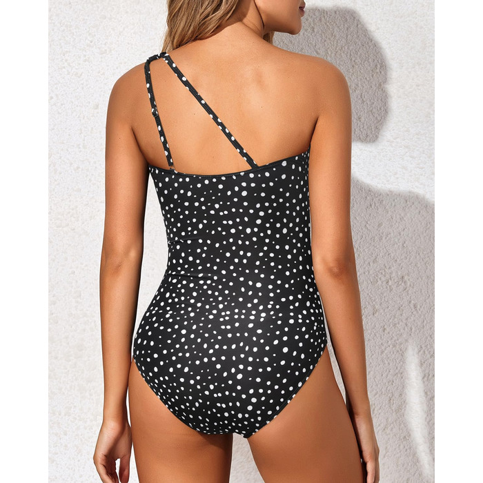 Купальник Holipick Daen Klassisch, чорно-білий у горошок, розмір M