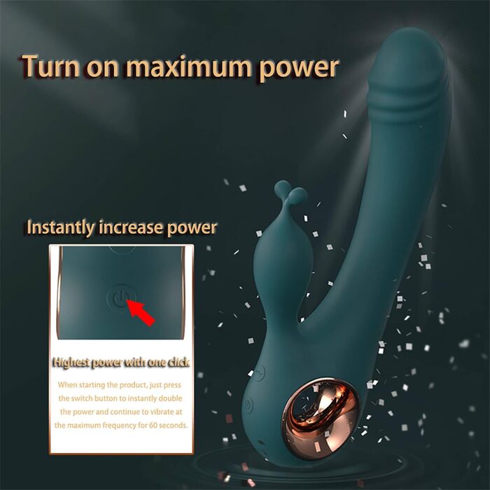 Вібратор Rabbit для жінок та пар, 10 режимів, рожевий, для масажу клітора та G-точки