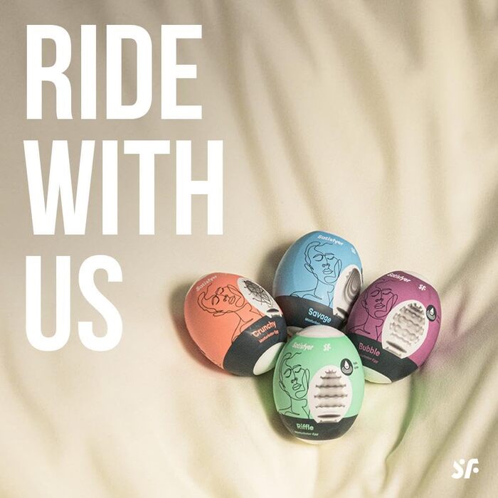 Яєчко для самостійного задоволення Satisfyer, набір 6 шт., TPE, гідроактивне, одноразове