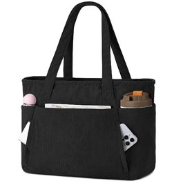 Жіноча сумка-шопер з вельвету oscaurt: велика сумка Tote Bag з відділенням для ноутбука 15.6