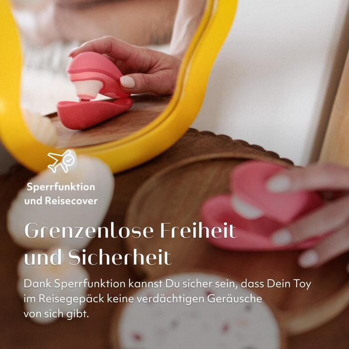 Womanizer Pleasure Air Toy – Стимулятор клітора з 8 рівнями інтенсивності, водонепроникний вібратор для жінок та пар, Sage Green (Pink, Liberty 2)