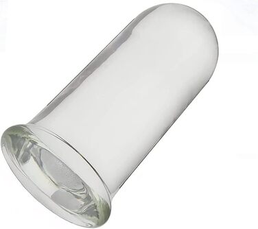 Скляний анальний дildo SAUVASFZ з сукупником, 4-6 см, для масажу простати та анального секса