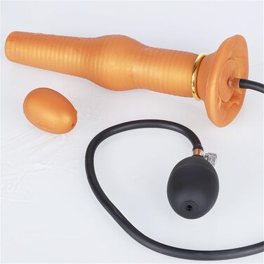 Анальний дилдатор-яйце з силікону ZDJBFA, великий овоїд, для дорослих, чорний