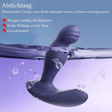 Анальні вібратори BDSMYEE: набір з пультом дистанційного керування, 10 режимів, 360° обертання. Для чоловіків.