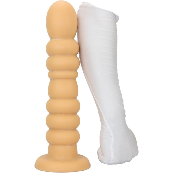 Анальний масажер Yasexx Giant з присоскою та стимулятором G-точки. Великий анальний дилатор для чоловіків та жінок