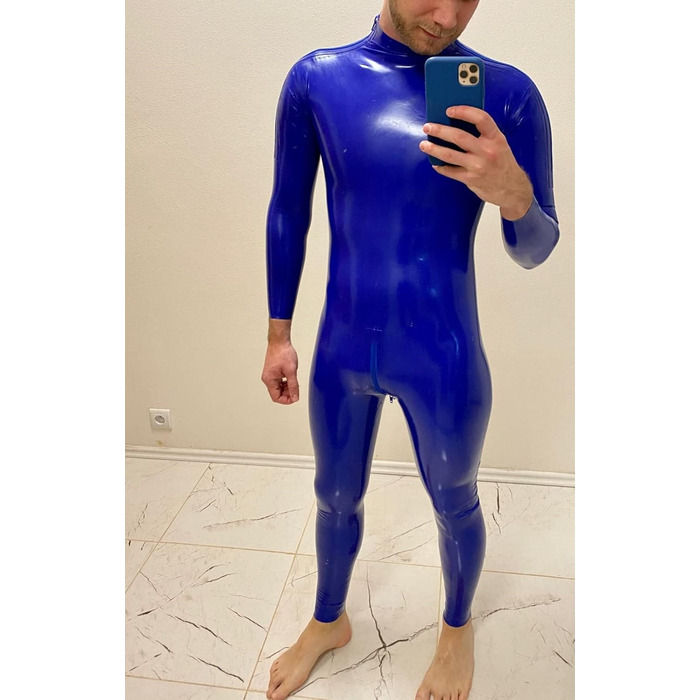 Латексний комбінезон-костюм для чоловіків та жінок (унісекс), латексний костюм, індивідуальне замовлення