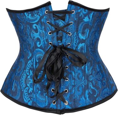 Корсет для фігури KUOSE для жінок, корсет-формувач, корсет для живота, великі розміри (30-32, темно-синій)