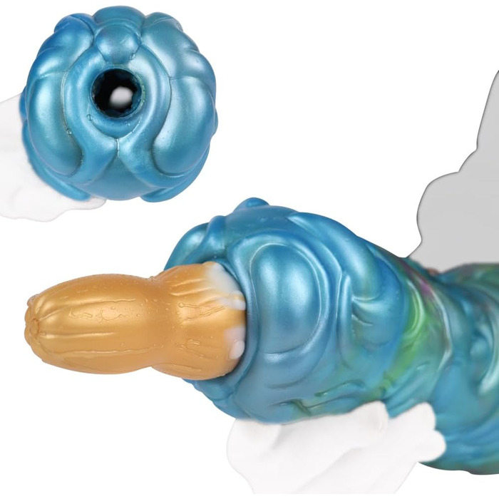 Іграшка для чоловіків Jixaxe Alien Monster - реалістична мастубаційна іграшка з вагінальним та анальним отвором