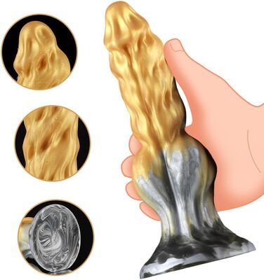 SXOVO Monster Dildo 22см з рідкого силікону - анальний та вагінальний секс-іграшка для масажу простати