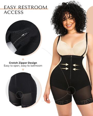 Коригуюча білизна SHAPELLX Classic — Колумбійський утягуючий корсет для жінок, чорний, розмір S