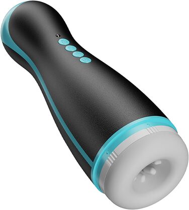 Електричний мастурбатор PINTLE з інтерактивним голосовим керуванням, вібрацією, насосом та підігрівом – стимулятор пеніса для чоловіків